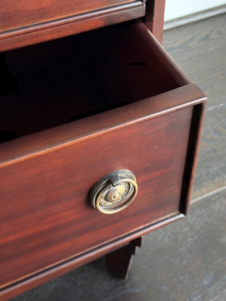 Commode w/ Flat Canted Edges: Med - BLX