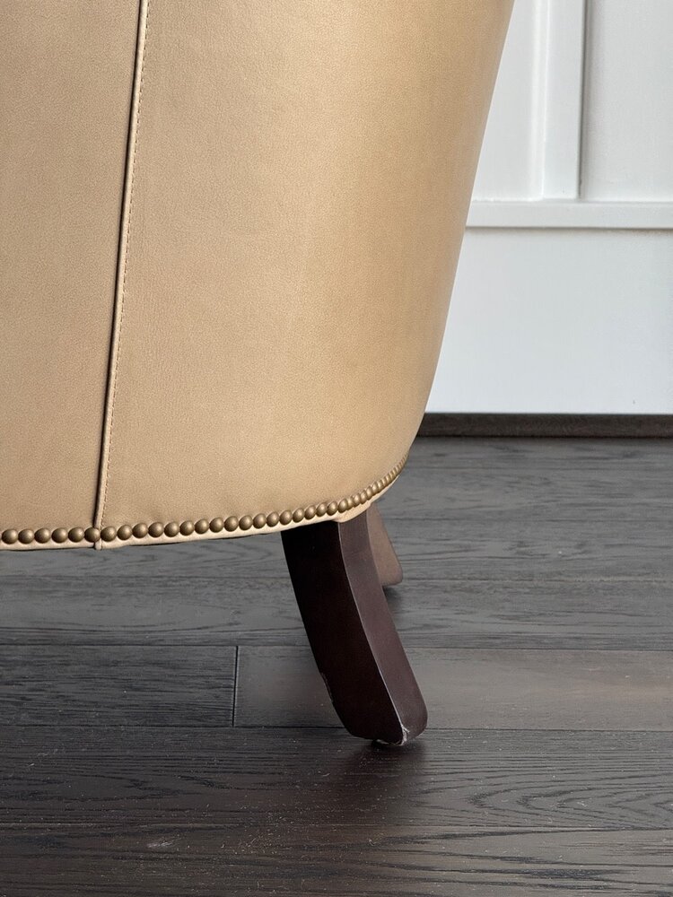 by Lee Industries Jackson Fog Leather Chair