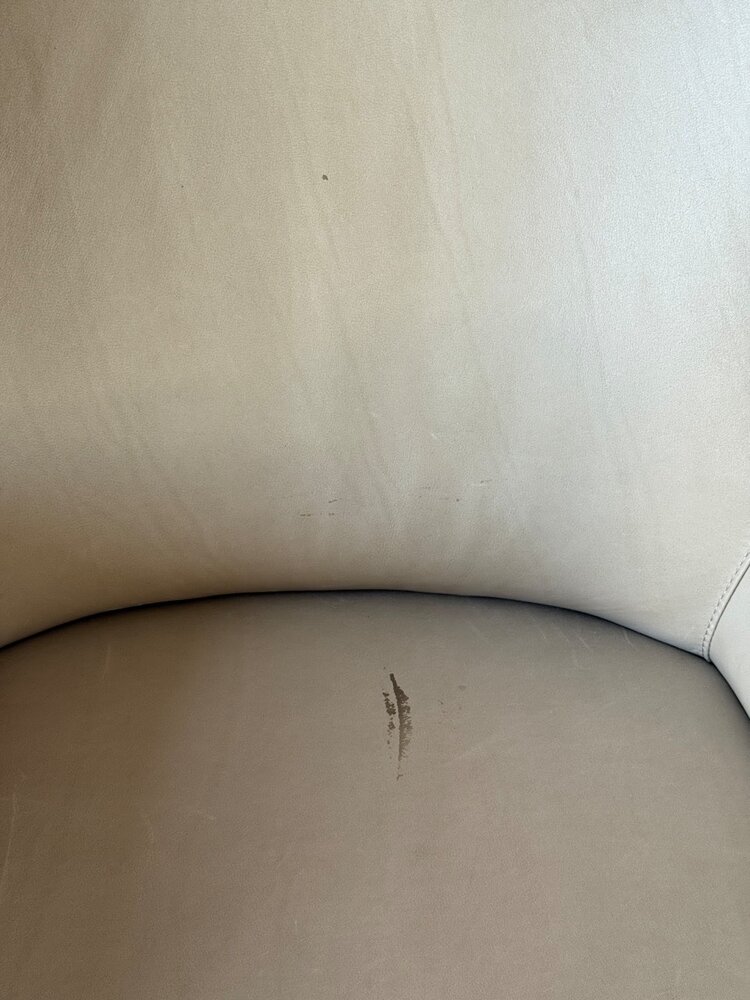 Jackson Fog Leather Chair