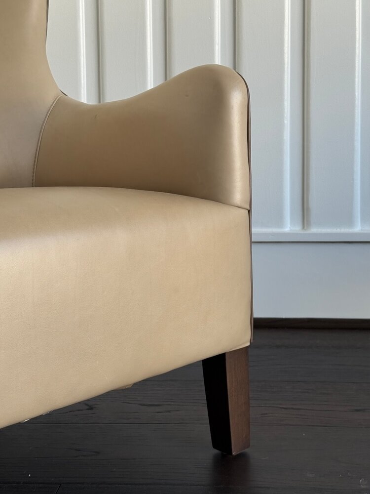 by Lee Industries Jackson Fog Leather Chair