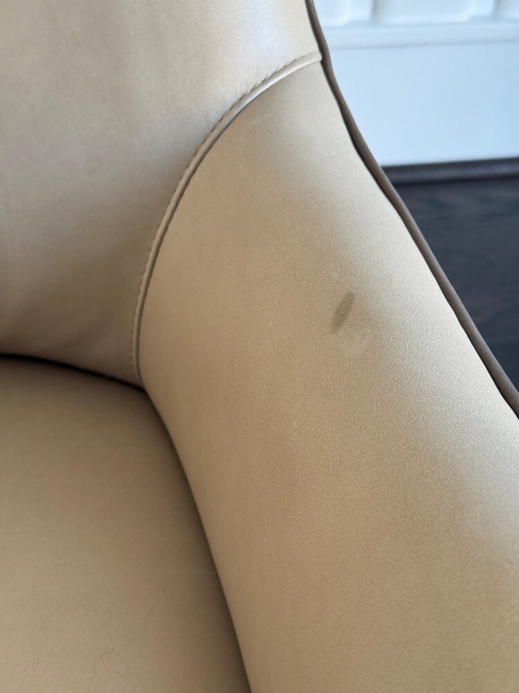 Jackson Fog Leather Chair