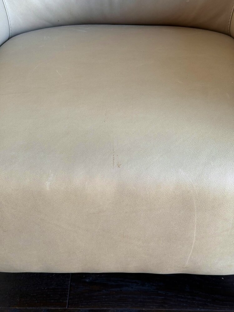 Jackson Fog Leather Chair