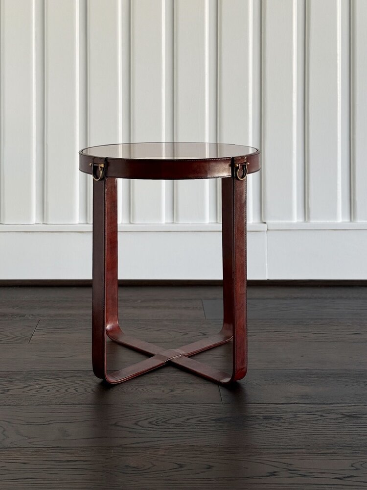 Leather Harness Table - SRD