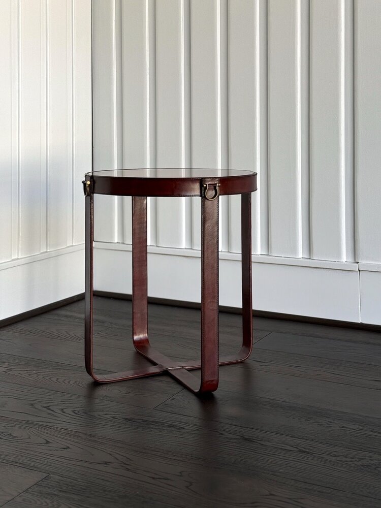 Leather Harness Table - SRD