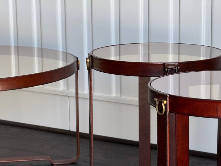 Leather Harness Table - SRD