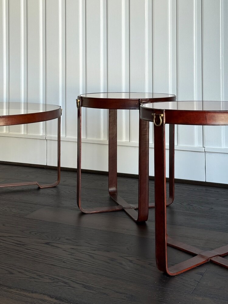 Leather Harness Table - SRD