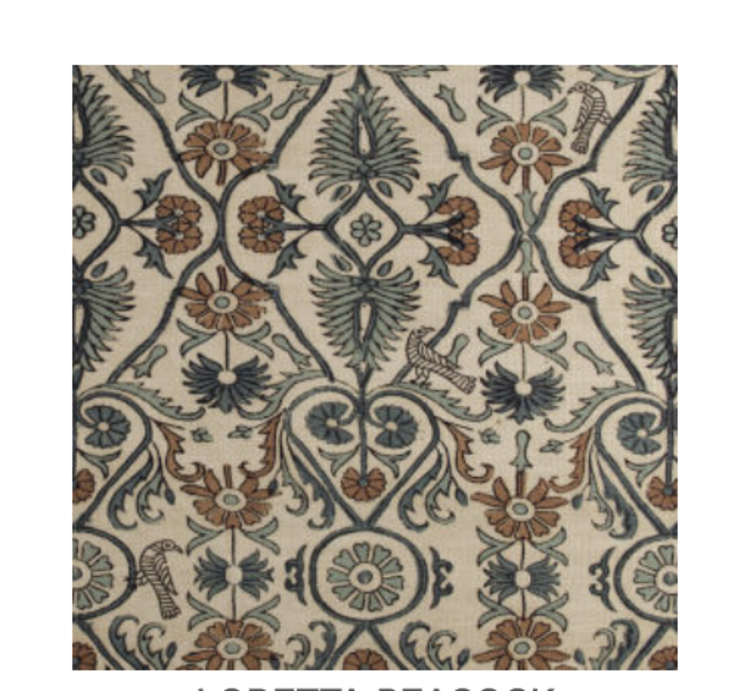 by Wesley Hall Loretta Peacock Sq. Pillow & Down Insert