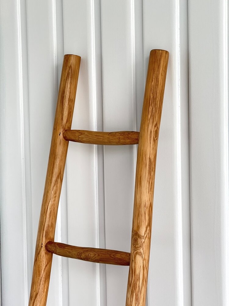 Natural Teak Towel Ladder
