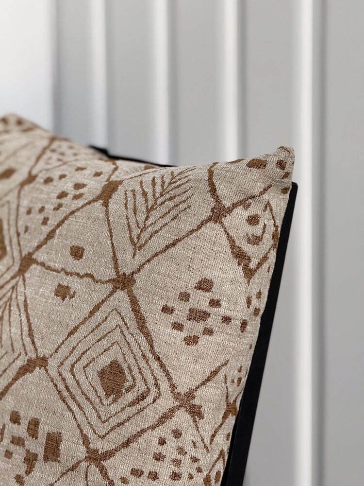 Sloane Honey Sq. Pillow & Down Insert