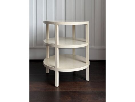 by Theodore Alexander White Wooden Round Table