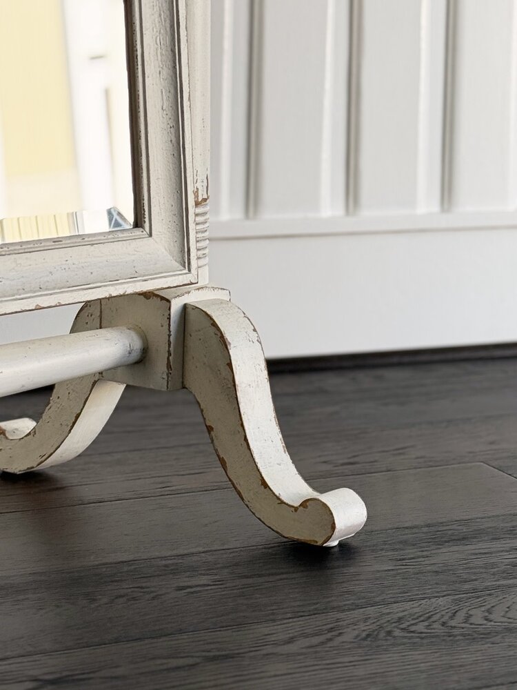 Antique Floor Standing Mirror - HF