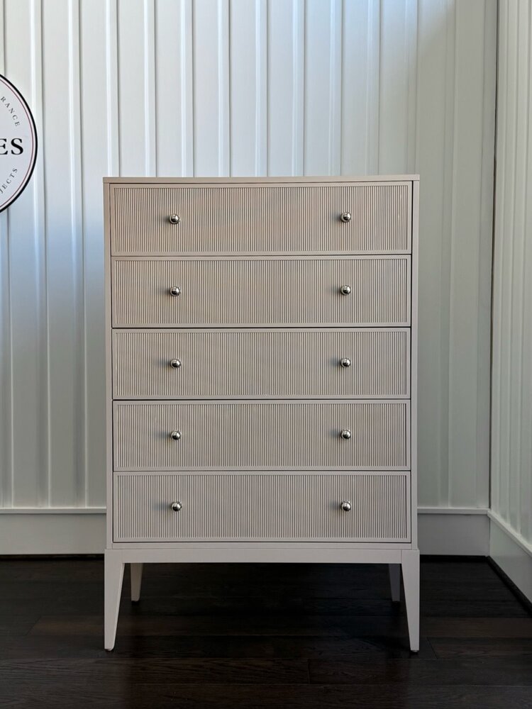 Flute Front Tall Chest