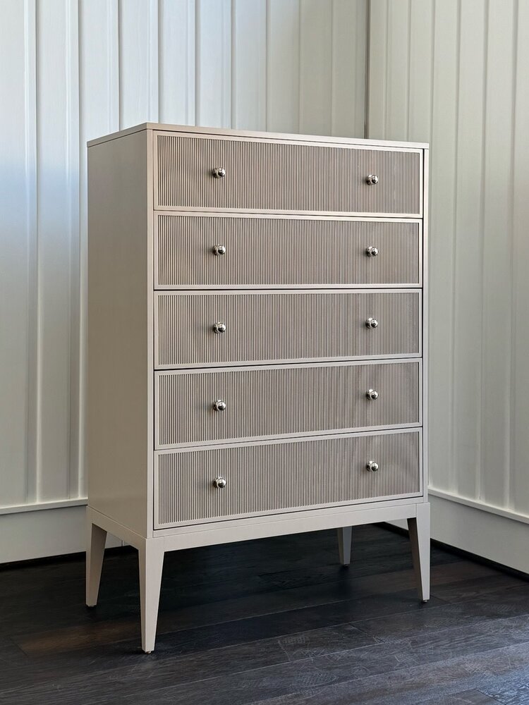 Flute Front Tall Chest