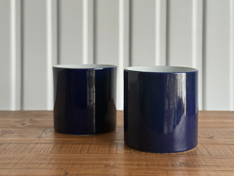 Blue Procelain Imperial Planter - TWCO