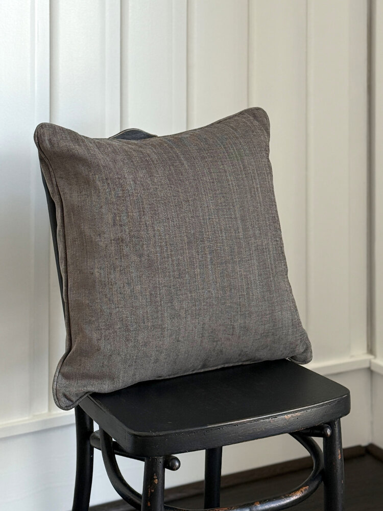 Grey Accent Pillow