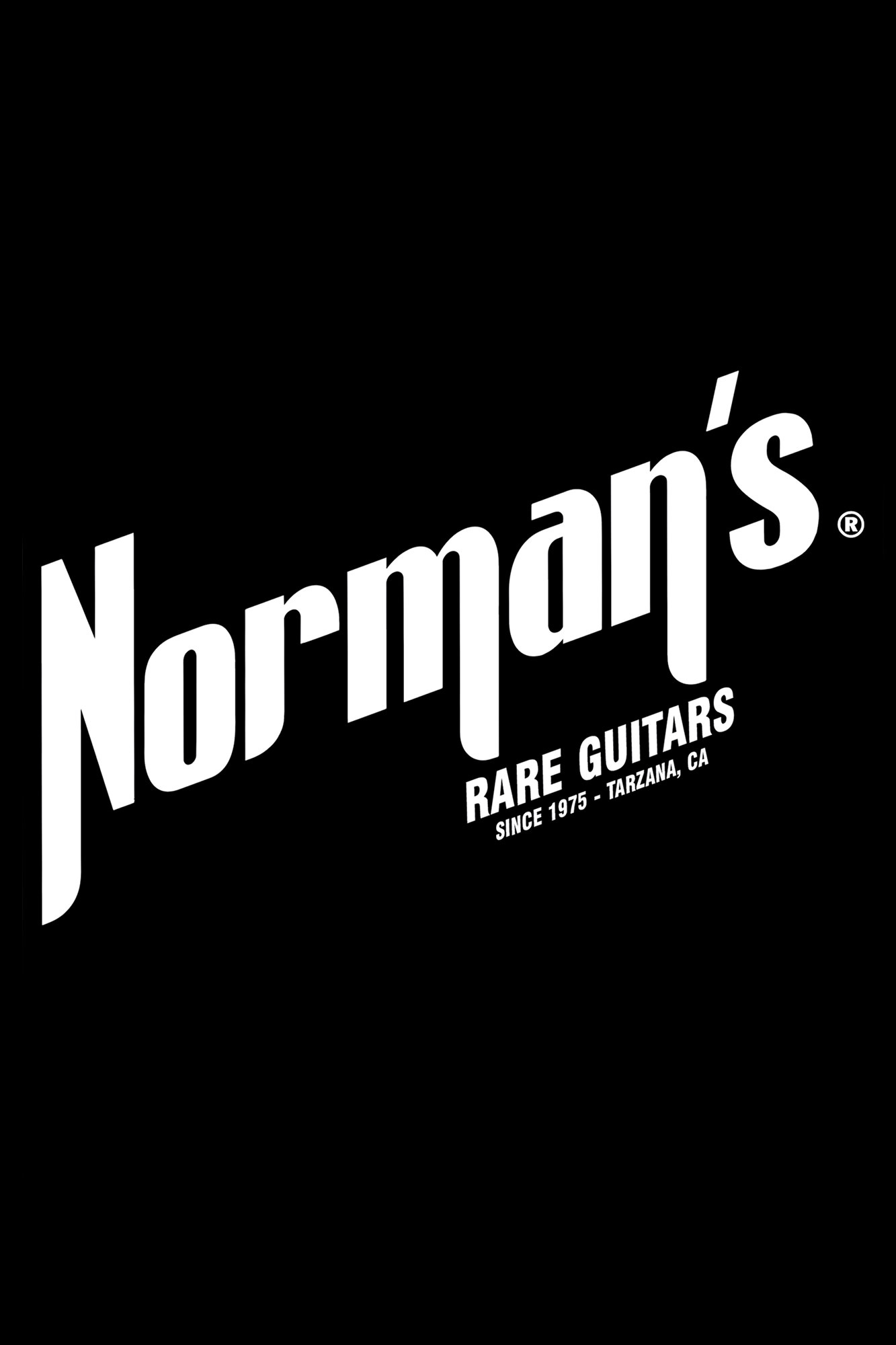 Limited Edition - NRG Slanted Logo T-Shirt - Normans Rare Guitars