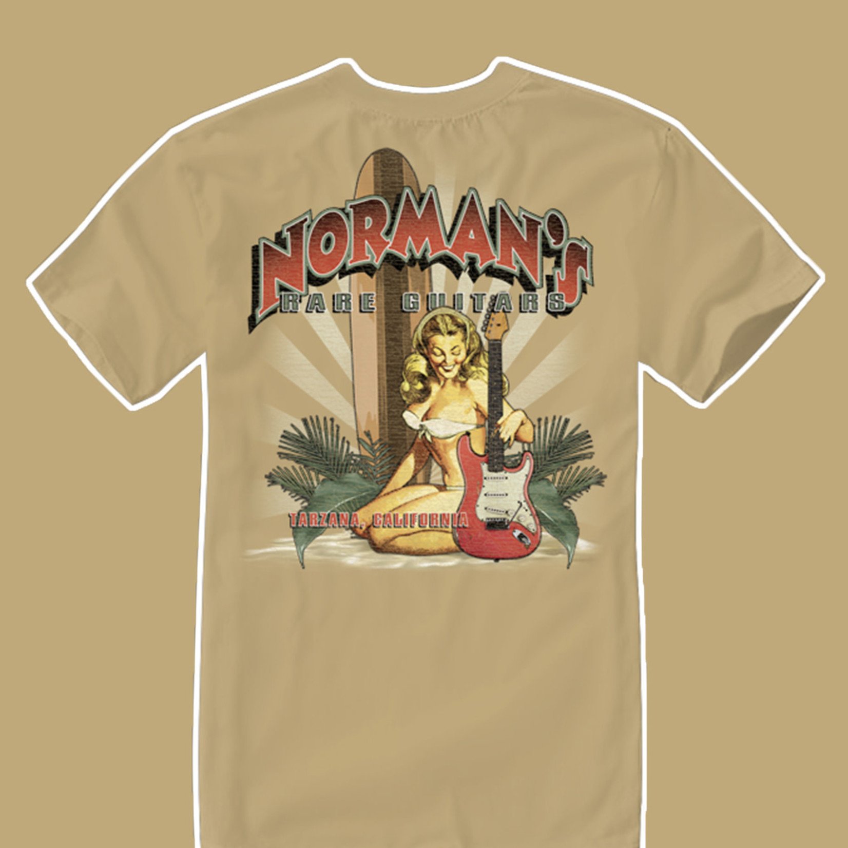 Norman's Rare Guitars Joe Bonamassa Strat Pinup T-Shirt