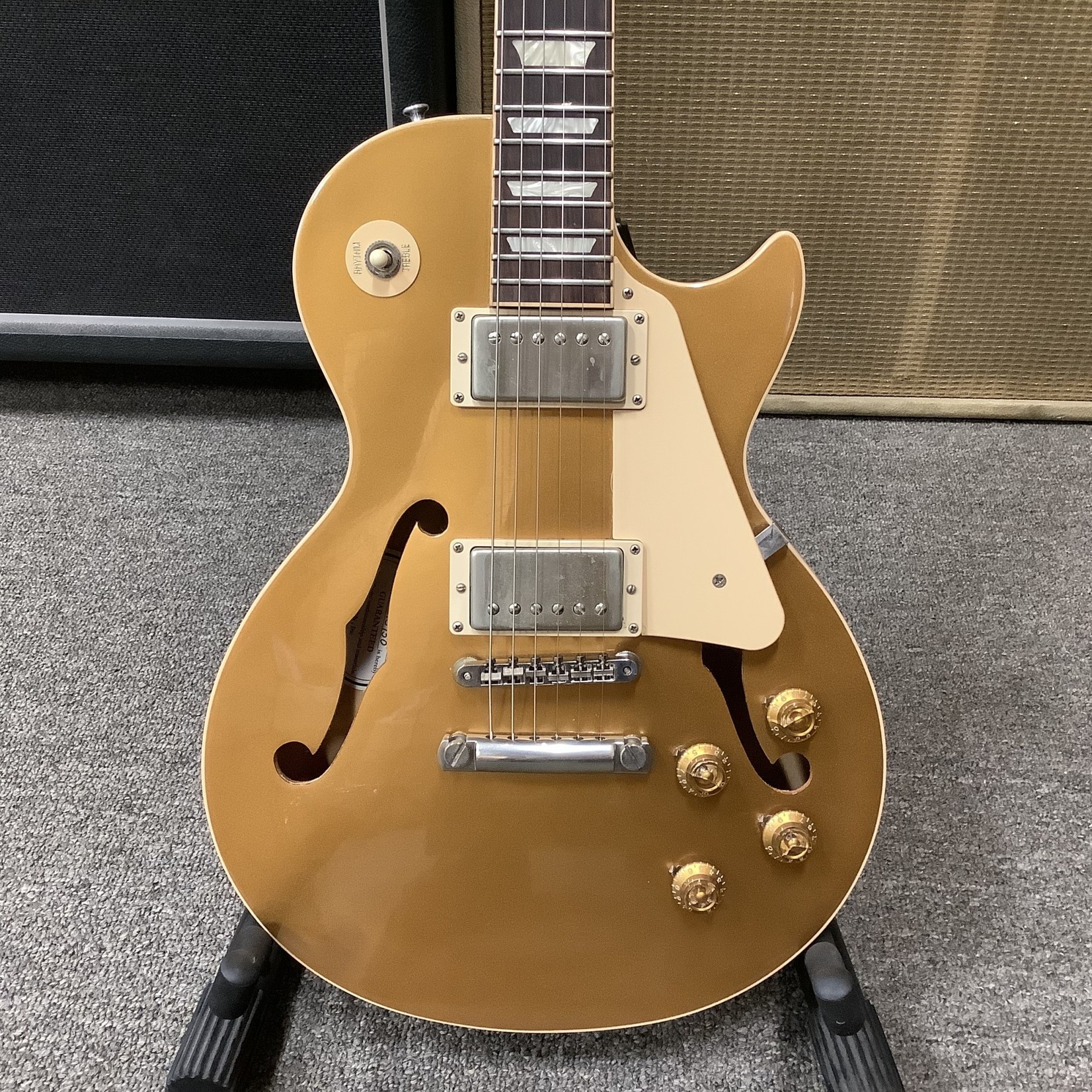 2015 Gibson ES Les Paul F-Hole Gold w/Humbuckers - Normans Guitars