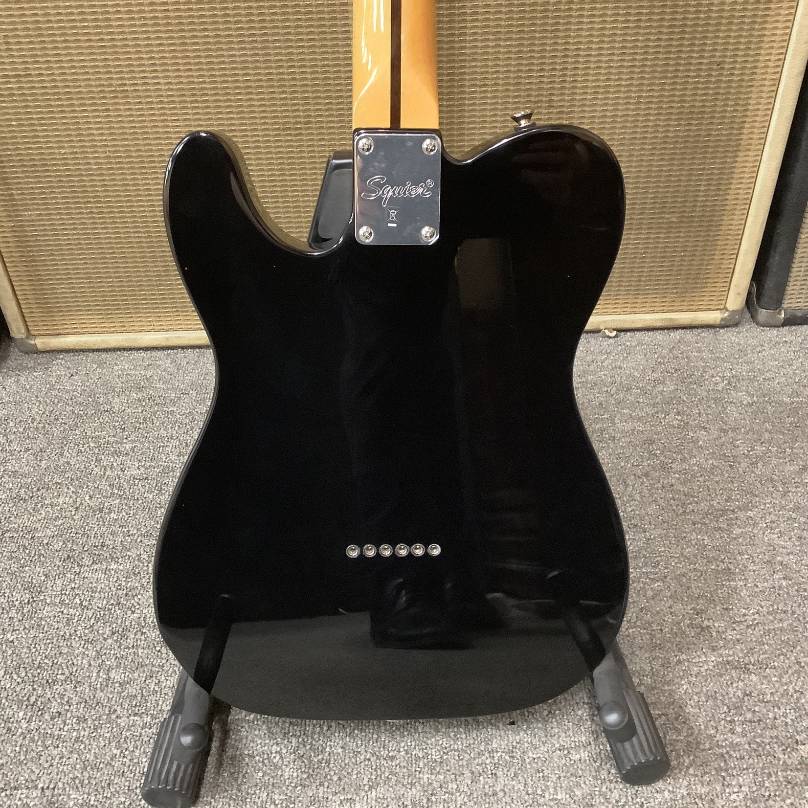 Squier New Fender Squier Made In China Telecaster Custom Black Classic Vibe