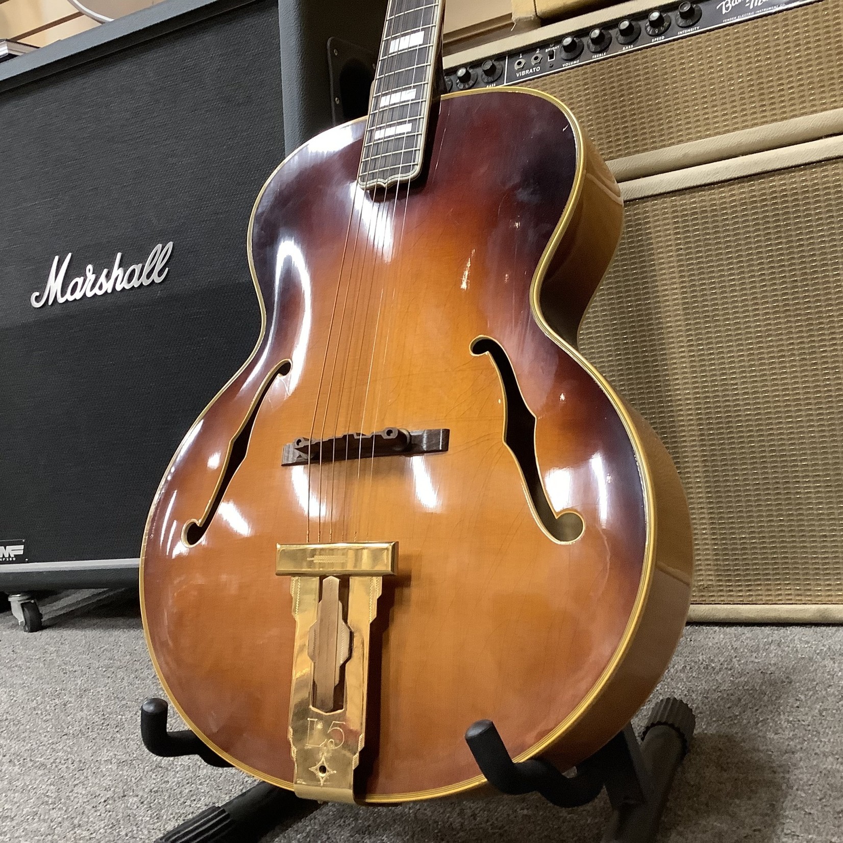 Gibson 1957 Gibson L5 Custom Sunburst Non-Cut Small Body