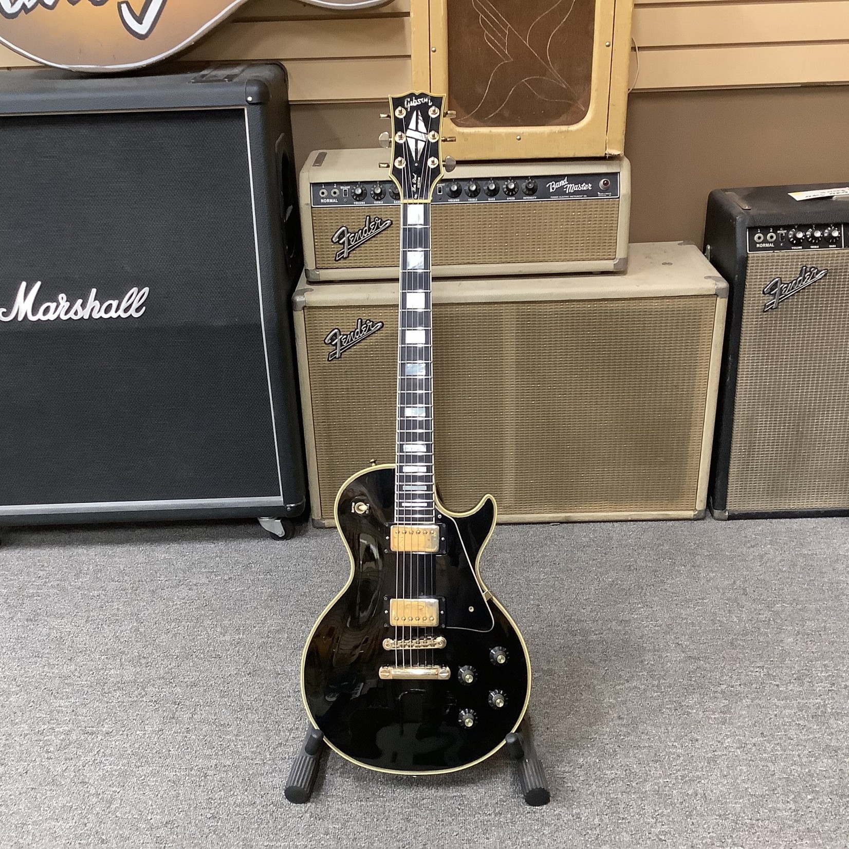 Gibson Early-Mid 1970's Gibson Les Paul Custom Black, Refretted