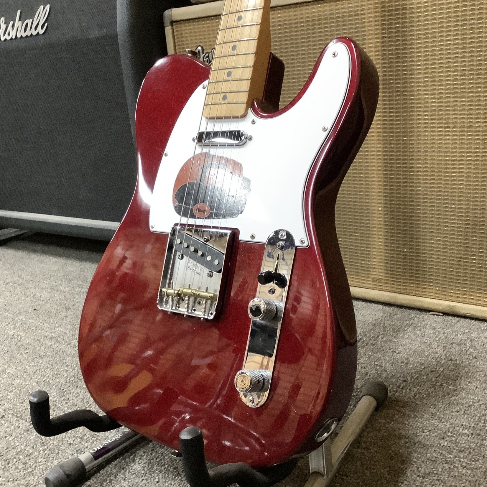 Fender 1995 Fender Telecaster "Partscaster" Red Sparkle Body, James Burton Neck