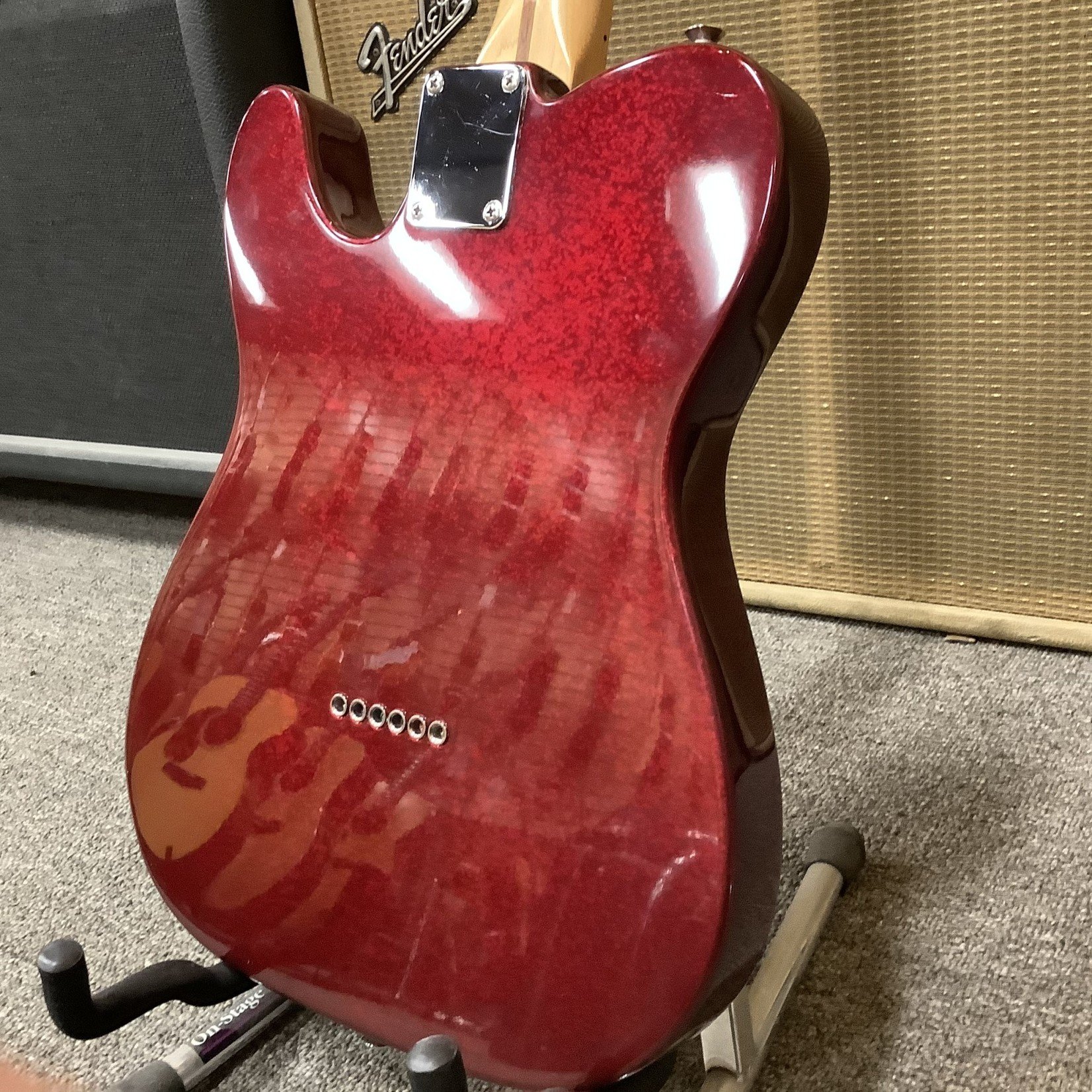 Fender 1995 Fender Telecaster "Partscaster" Red Sparkle Body, James Burton Neck