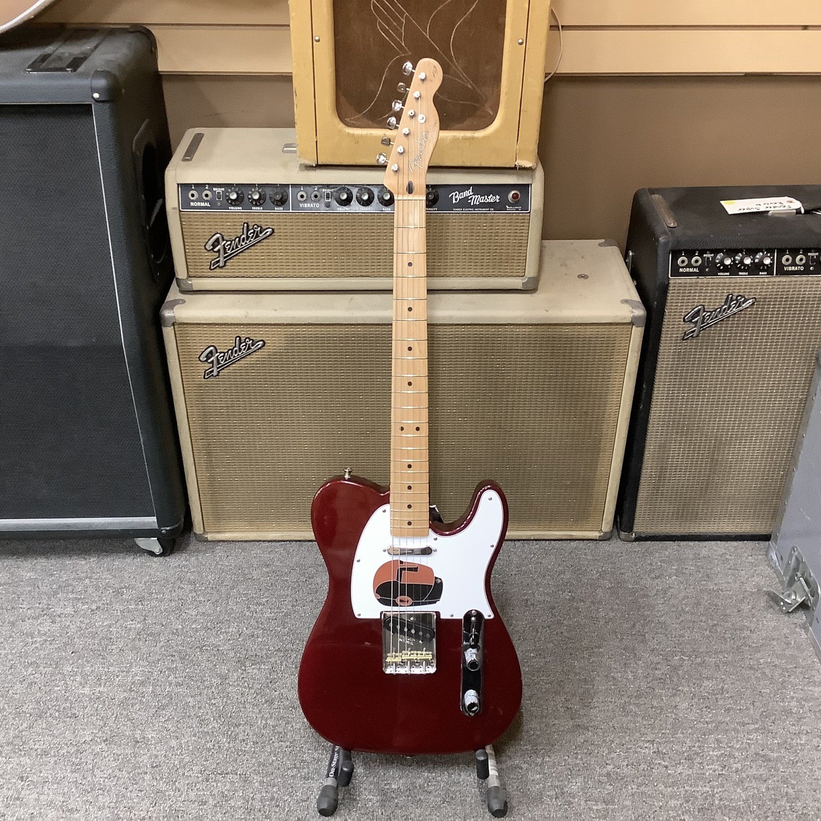 Fender 1995 Fender Telecaster "Partscaster" Red Sparkle Body, James Burton Neck