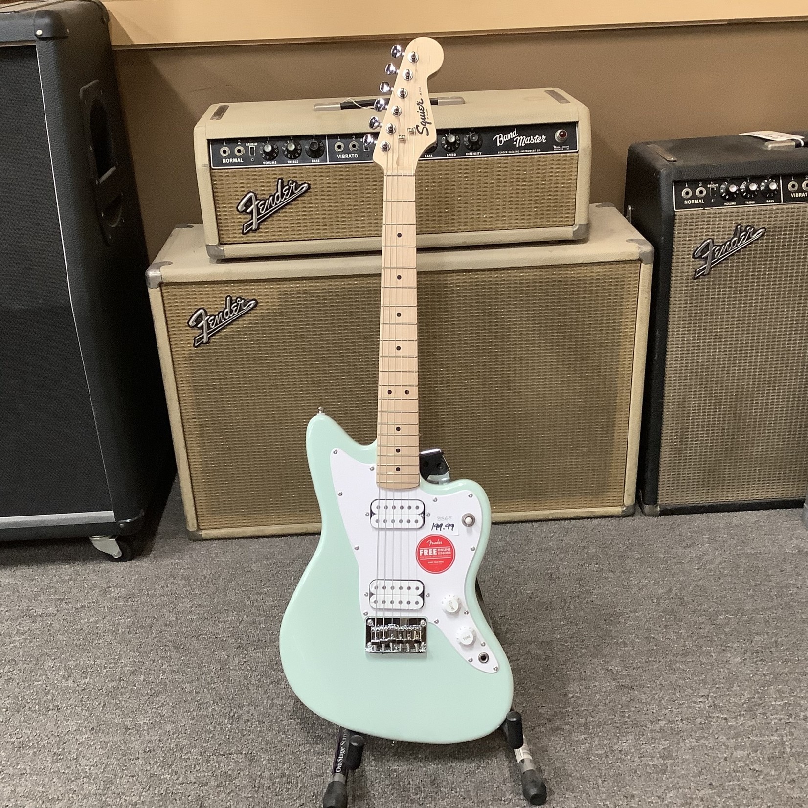 Squier Brand New Squier Mini Jazzmaster Sea Foam Green  HH