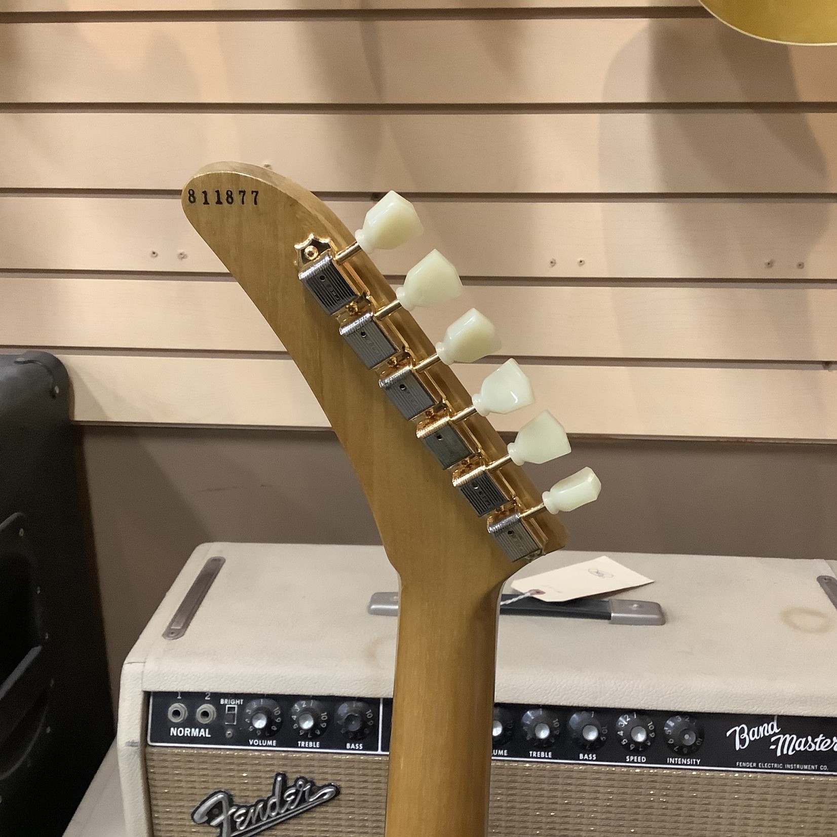 Gibson Brand New Gibson '58 Korina Explorer Reissue, White Pickguard