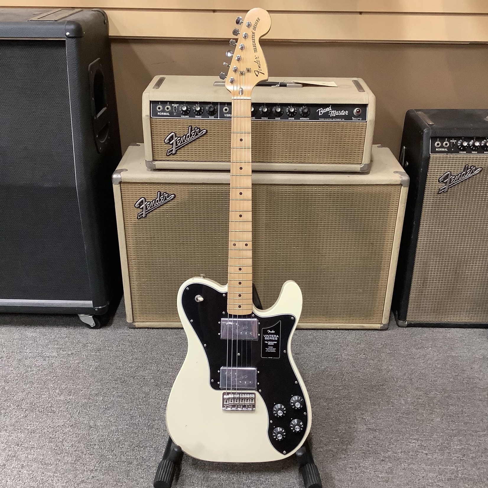 Fender Brand New Fender Vintera ‘70s Roadworn Telecaster Deluxe, Olympic White