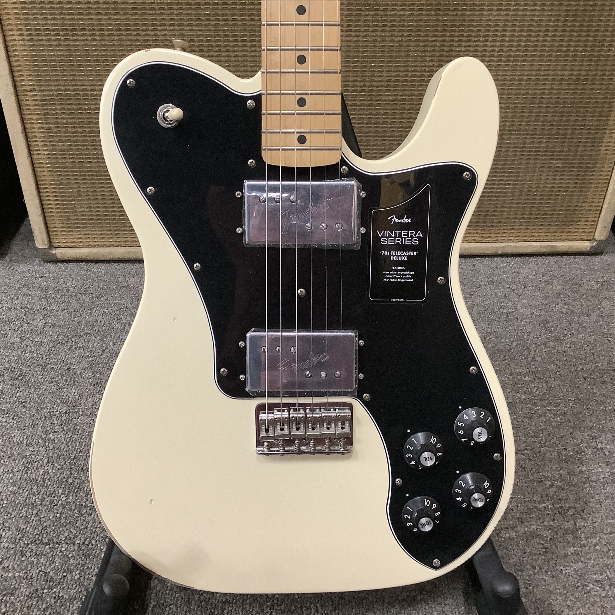 Brand New Fender Vintera '70s Roadworn Telecaster Deluxe, Olympic 