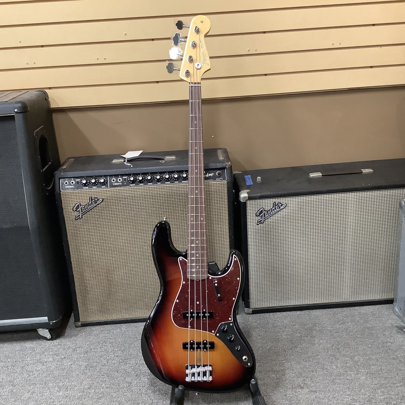 Fender Brand New 2021 Fender American Original Jazz Bass, Rosewood, Sunburst
