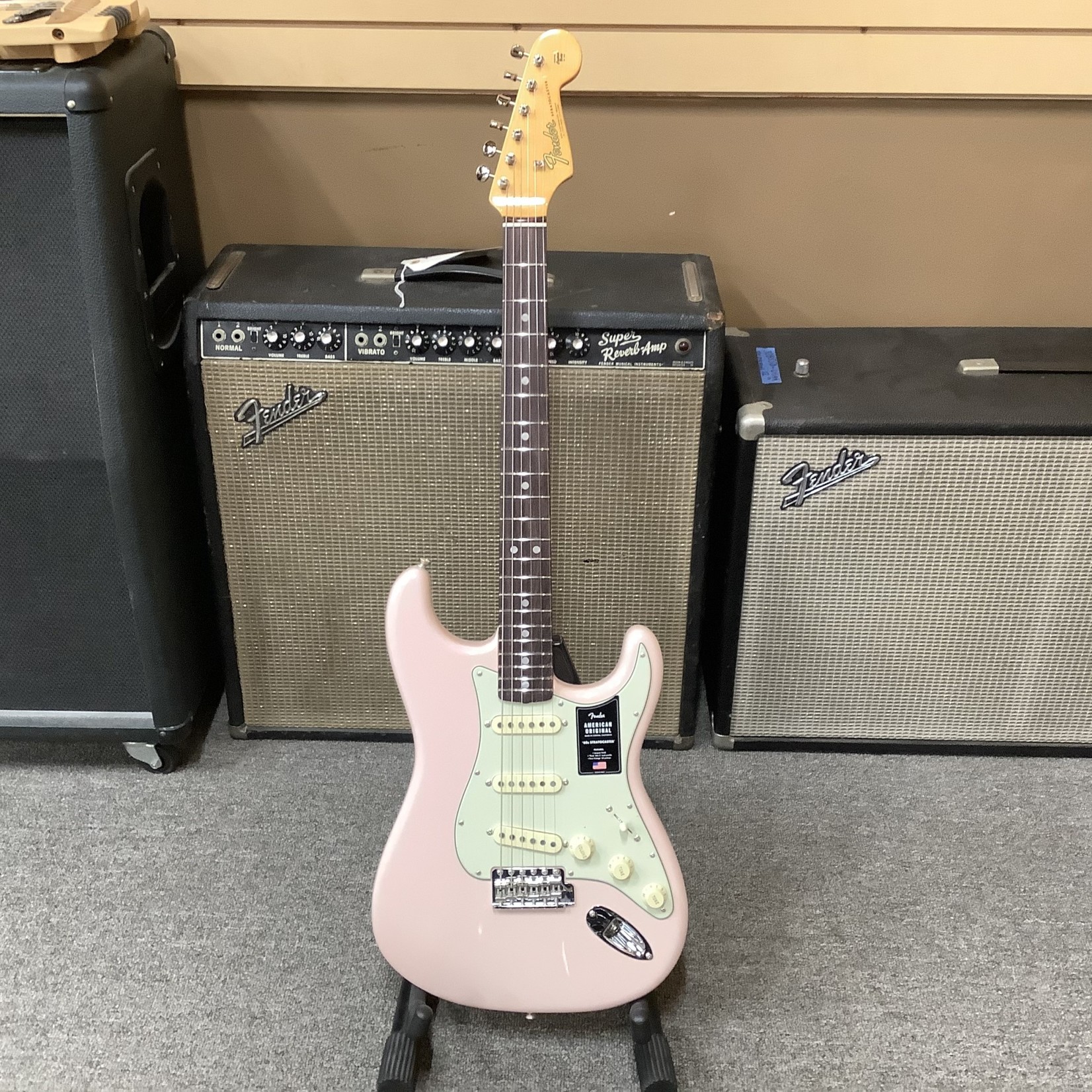 Fender Brand New Fender American Original '60s Stratocaster, Shell Pink