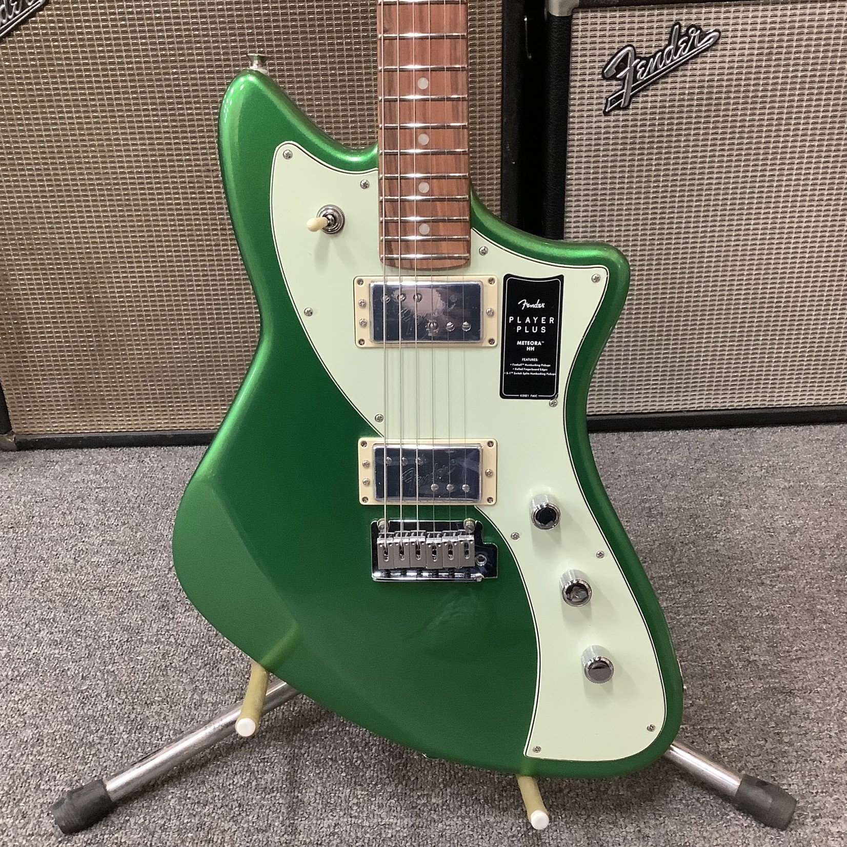Fender Brand New 2022 Fender Meteora, Cosmic Jade, Made In Mexico