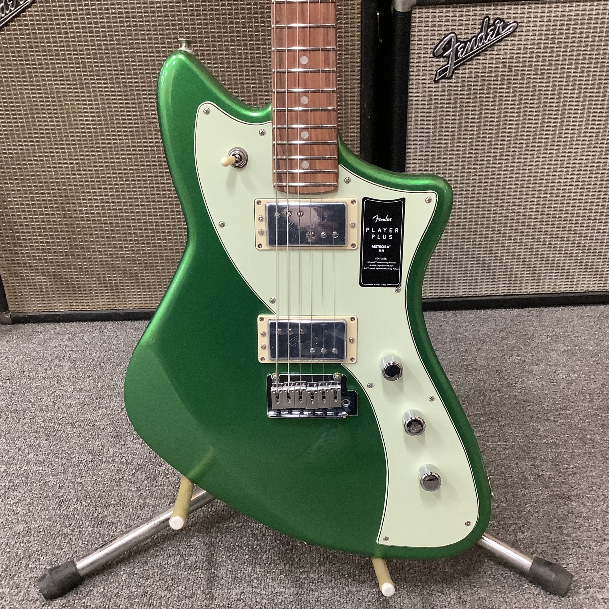 Brand New 2022 Fender Meteora, Cosmic Jade, Made In Mexico Normans