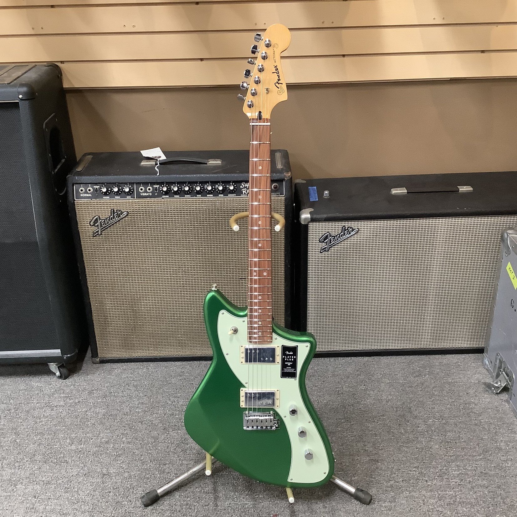 Fender Brand New 2022 Fender Meteora, Cosmic Jade, Made In Mexico