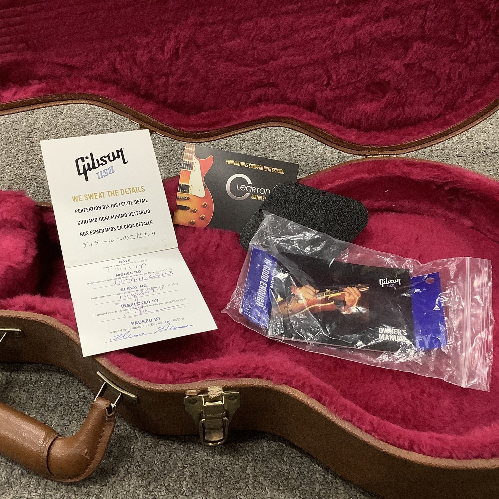 Gibson 2014 Gibson Les Paul Custom Classic Lite Wine Red with Fishman Fluence Moderns