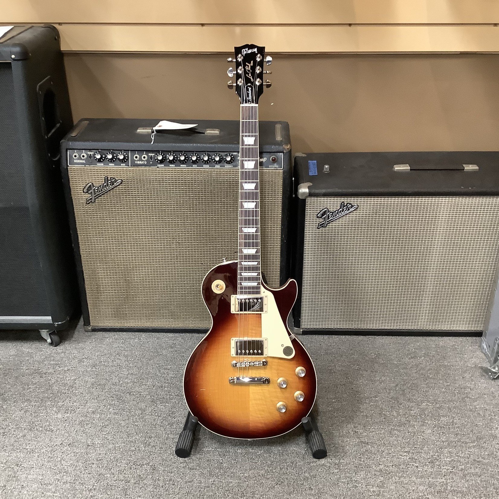 GIBSON - Guitare Electrique Les Paul Standard 60s Figured Top Bourbon Burst