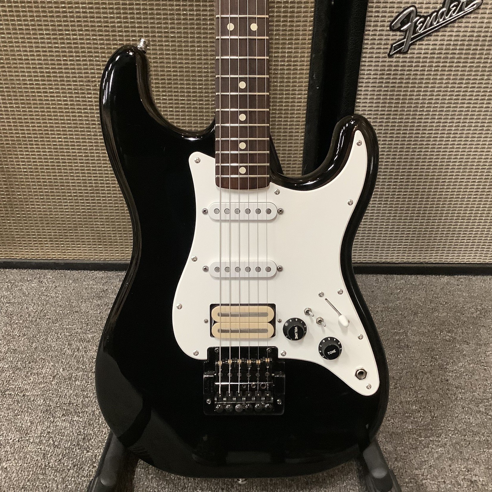 1983 Fender Stratocaster, Dan Smith, Standard, Black, DiMarzio