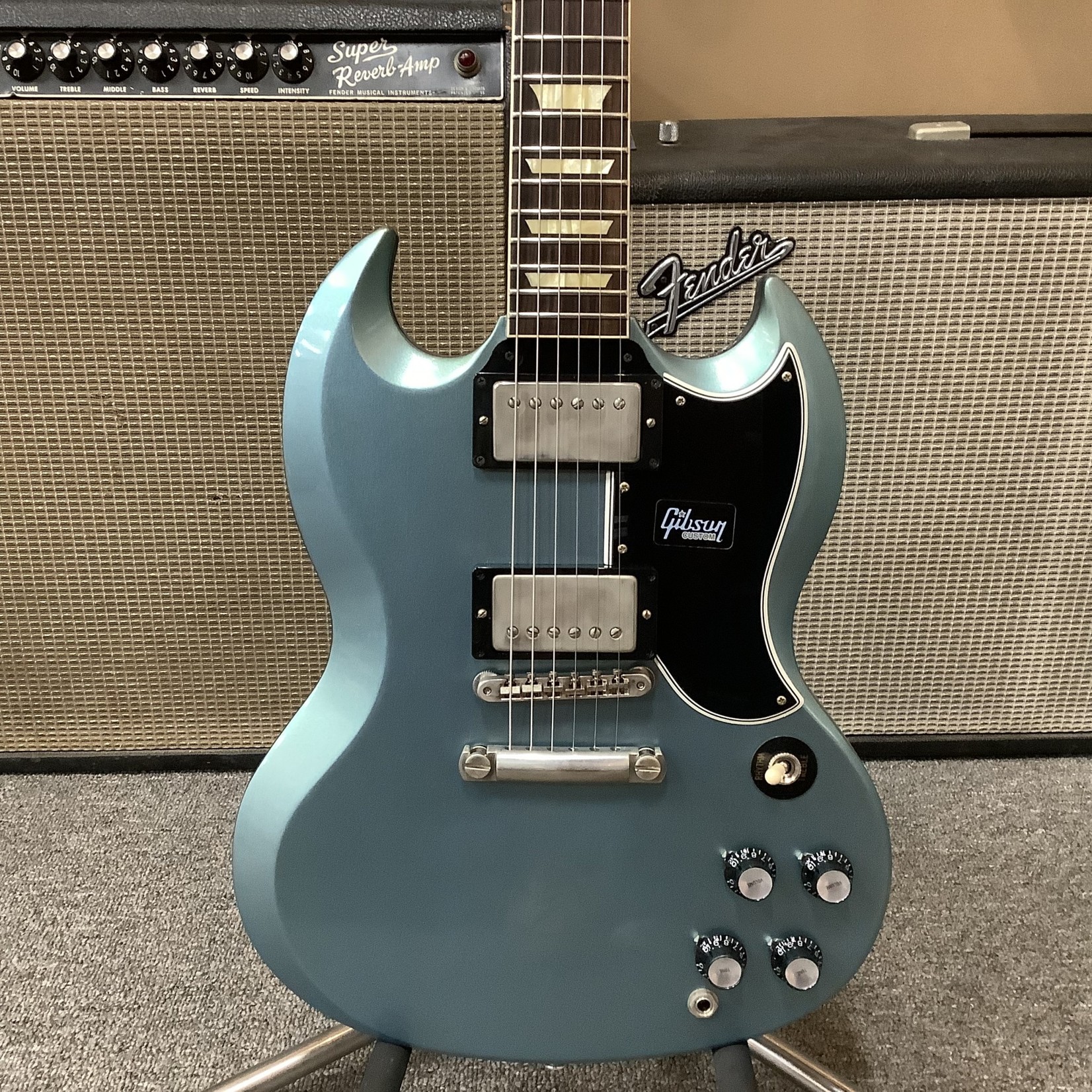 Gibson 2019 Gibson Custom Shop '61 SG Standard Reissue, Pelham Blue