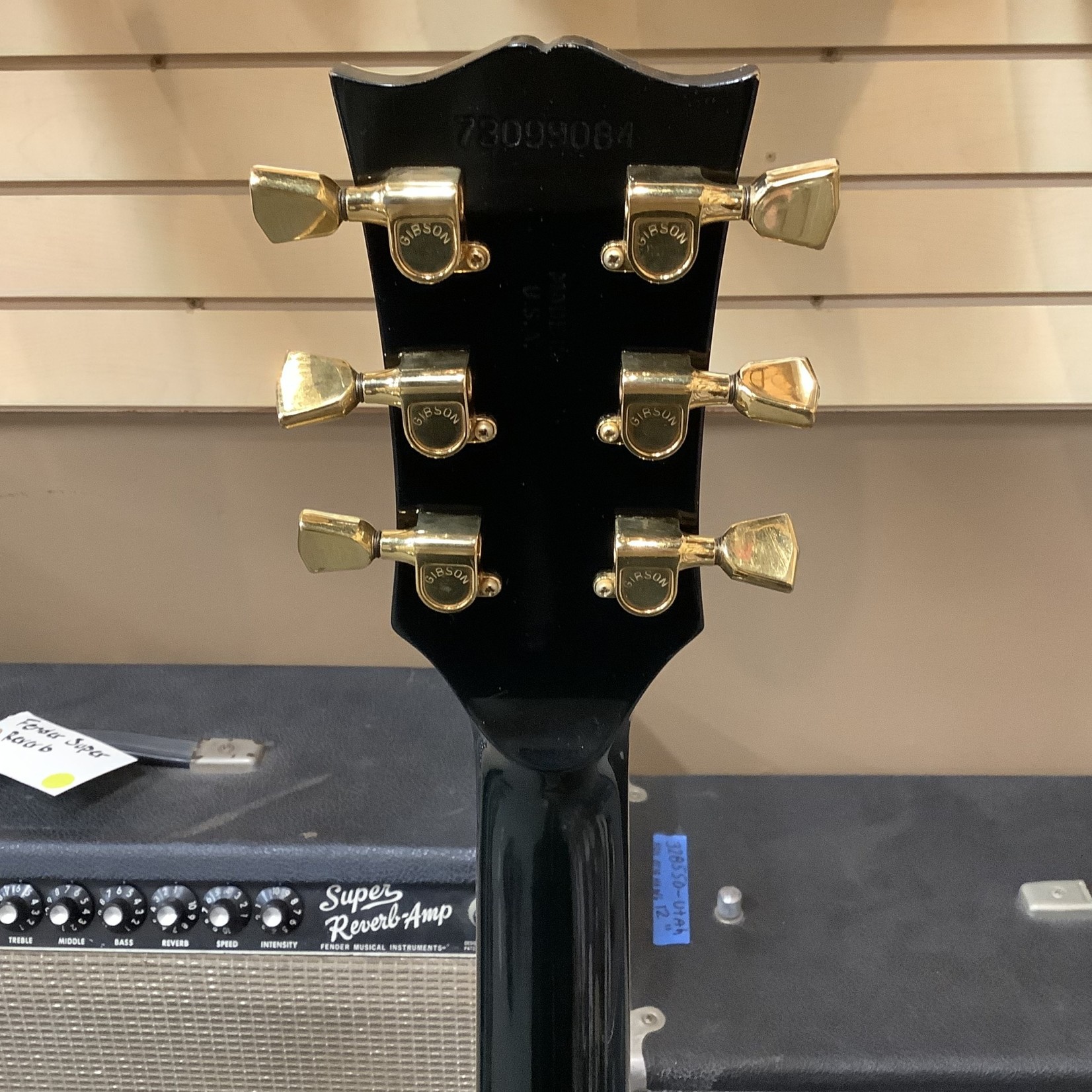 1979 Gibson Les Paul Custom, Black, Three Pickup, Left-Handed