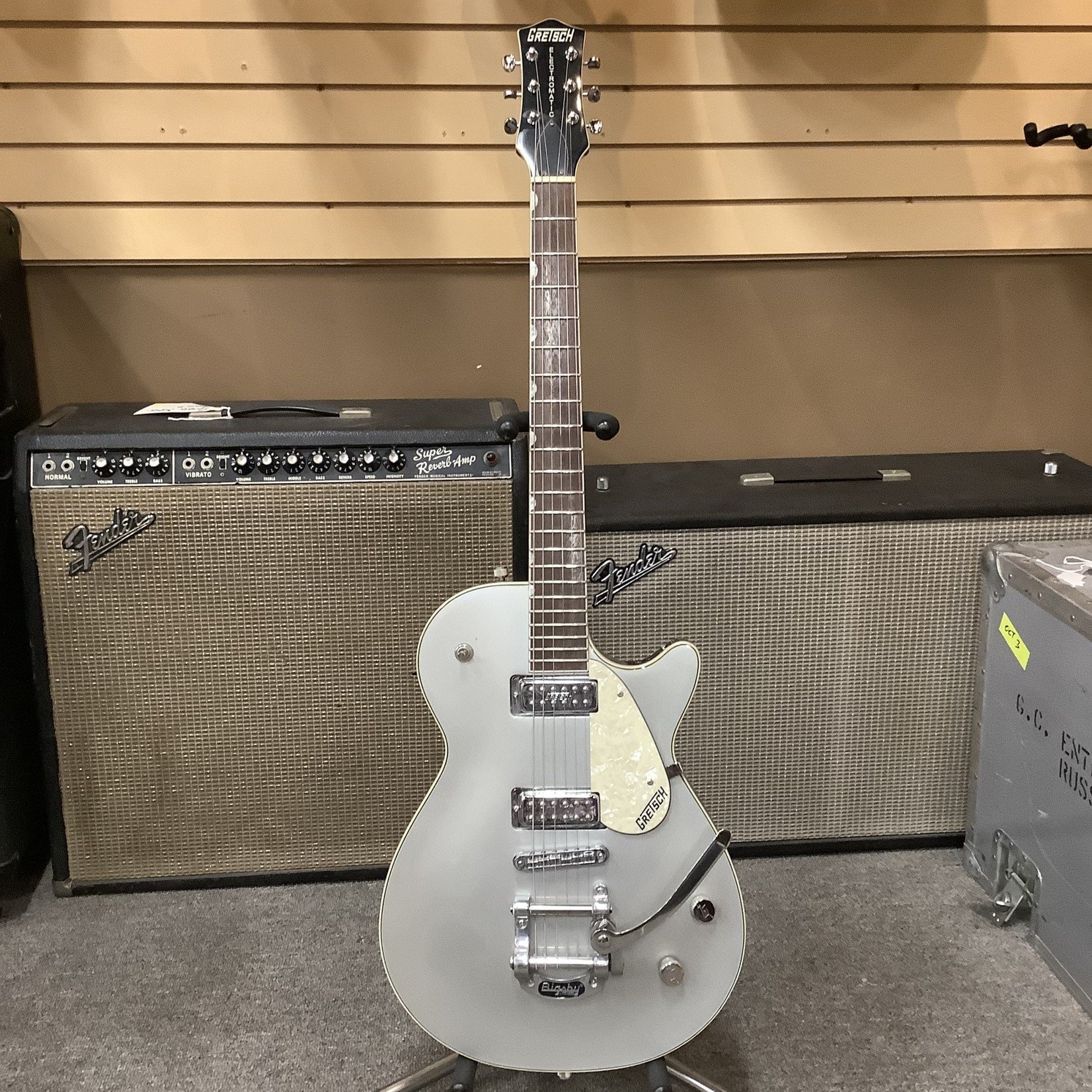 Gretsch Electromatic Bigsby Silver Sparkle - Normans Rare Guitars