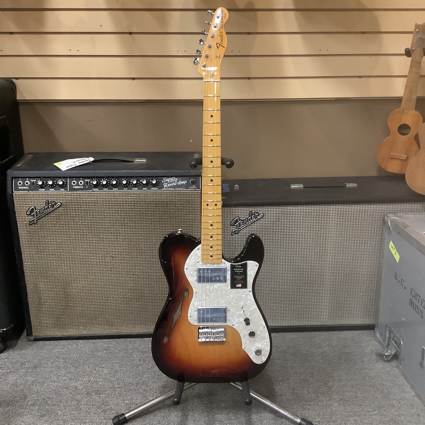 Fender 2022 Fender American Vintage II '72 Telecaster Thinline 3-Color Sunburst