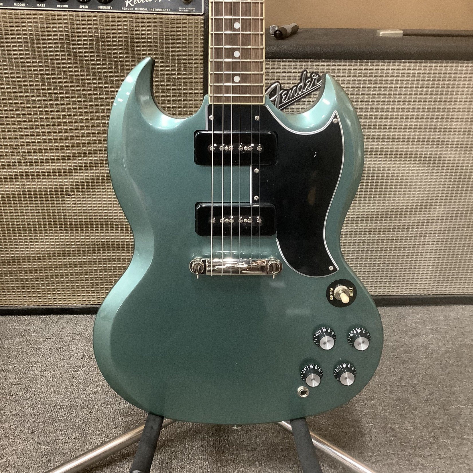 卸直営店（お得な特別割引価格） Epiphone SG ペルハムブルー Pelham