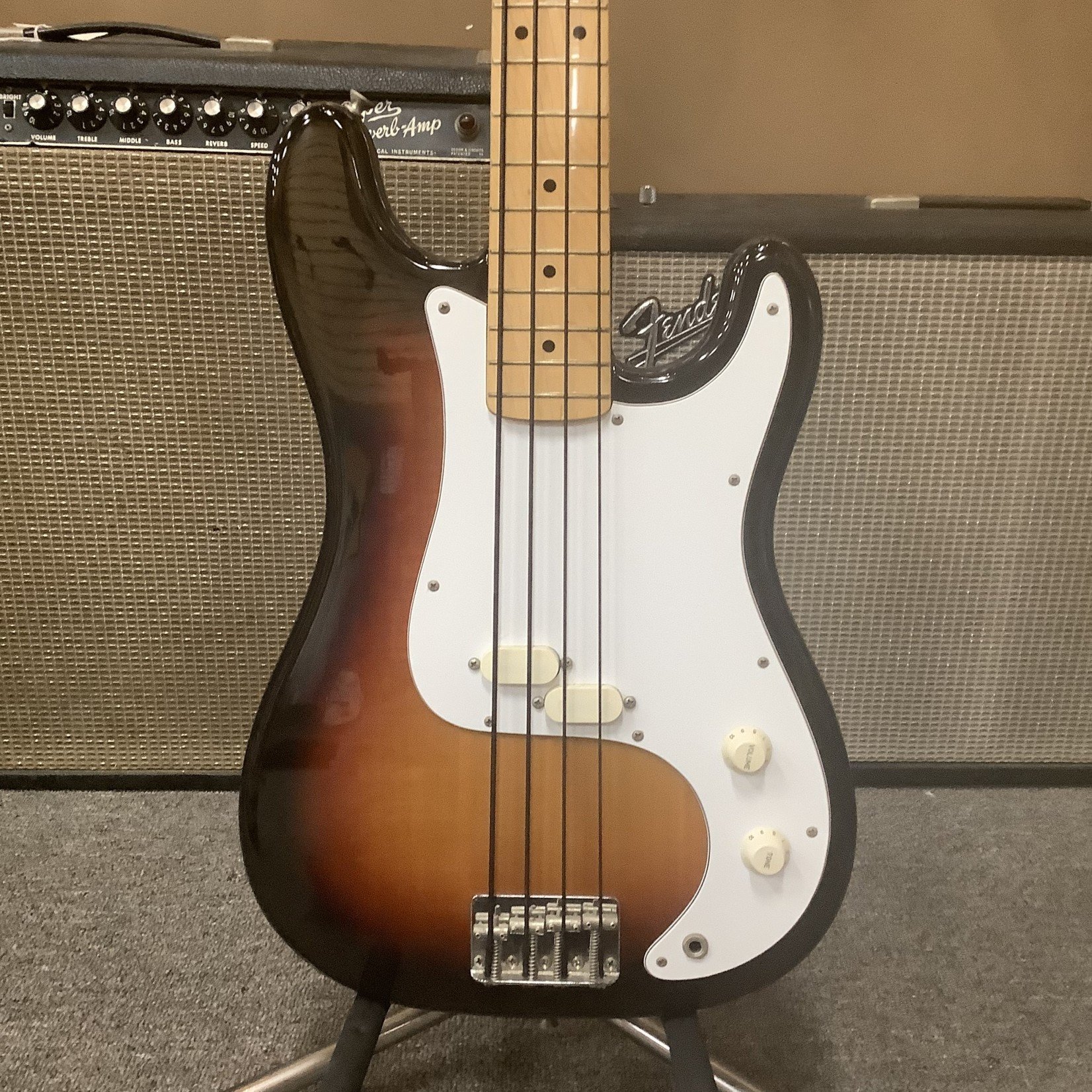 1984 Fender Squier Bullet Bass Sunburst - Normans Rare Guitars