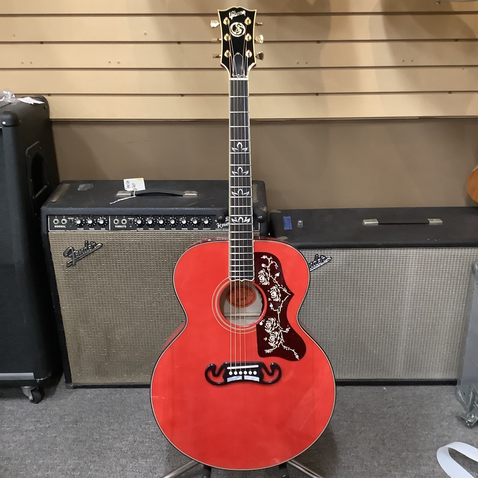 Gibson 2022 Gibson "Orianthi" SJ-200 Cherry w/ Signature
