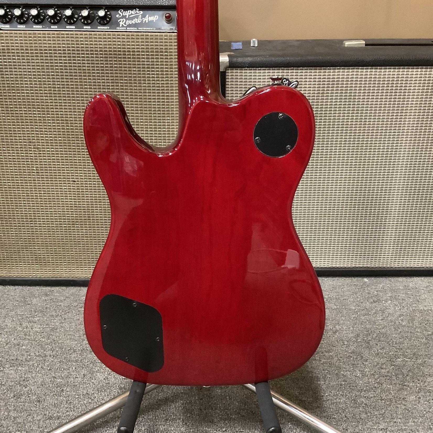 Fender 2009-10 Fender Jim Adkins Telecaster Thinline Transparent Red