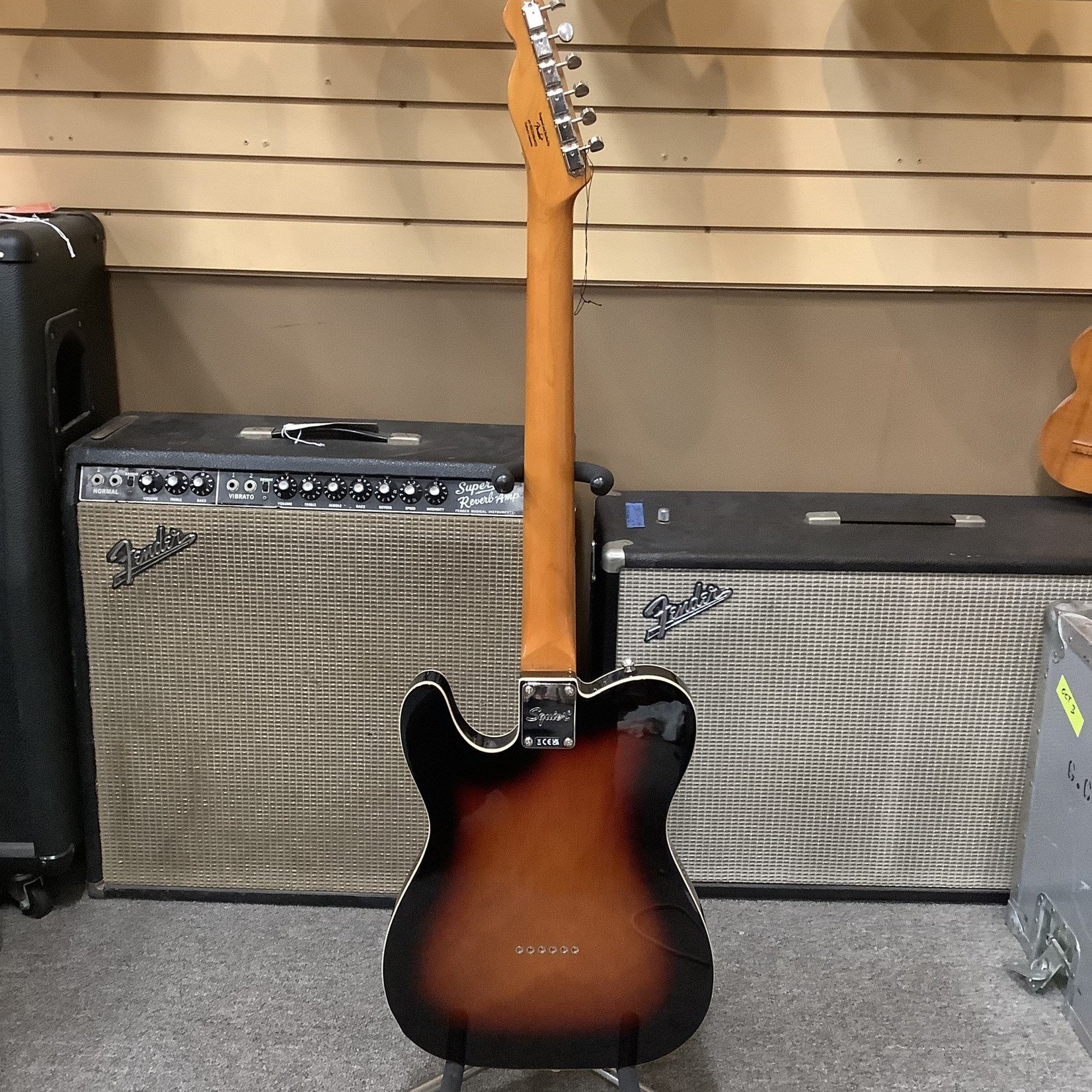 2023 Squier Classic Vibe Baritone Custom Telecaster Sunburst