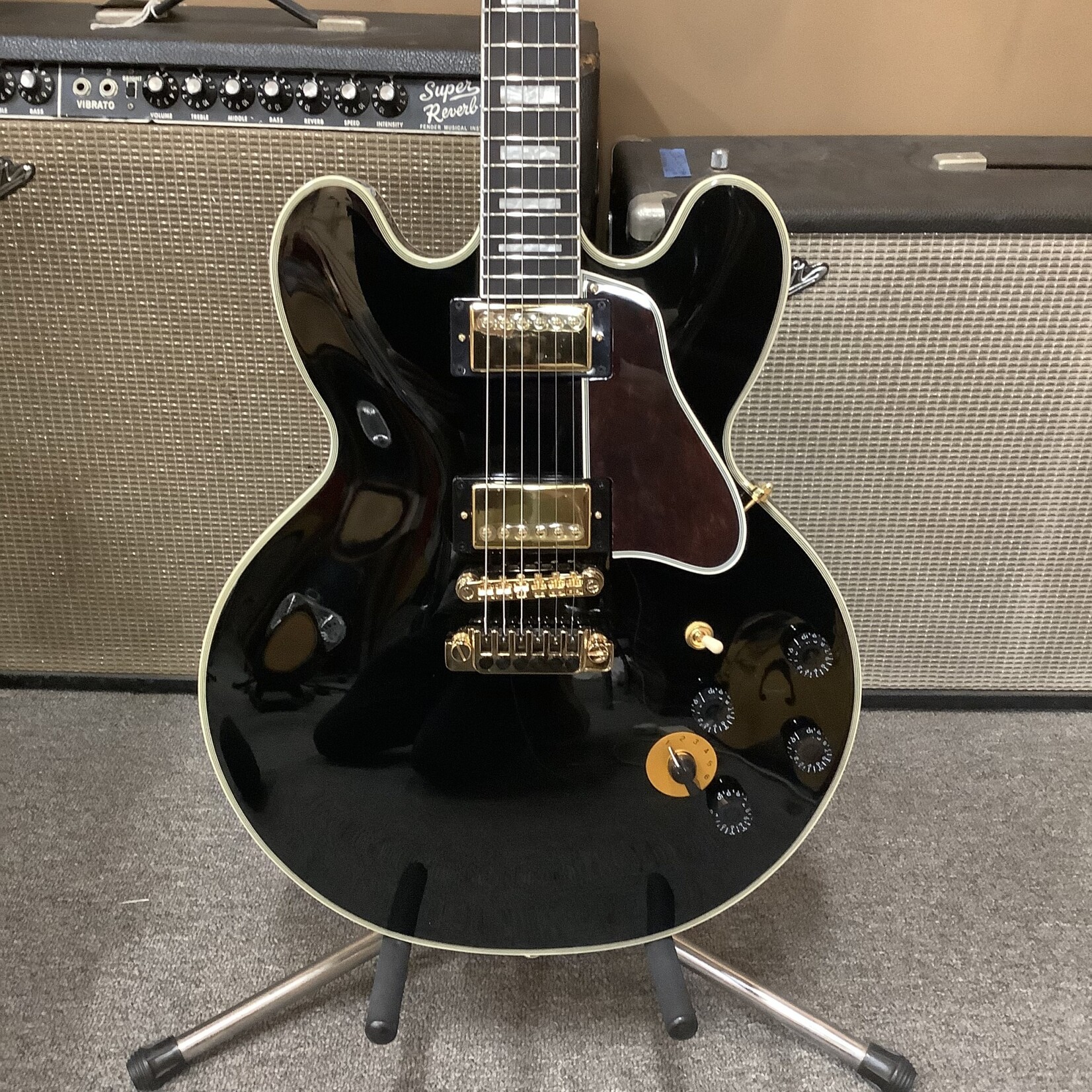 2022 Epiphone BB King Lucille Ebony - Normans Rare Guitars